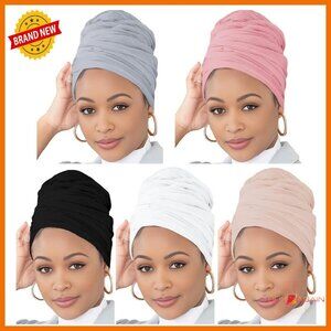 Soft Breathable Head Wraps 32x71 Inches Stretchy Polyester Hair Accessories Stretch Head Wrap main image 2